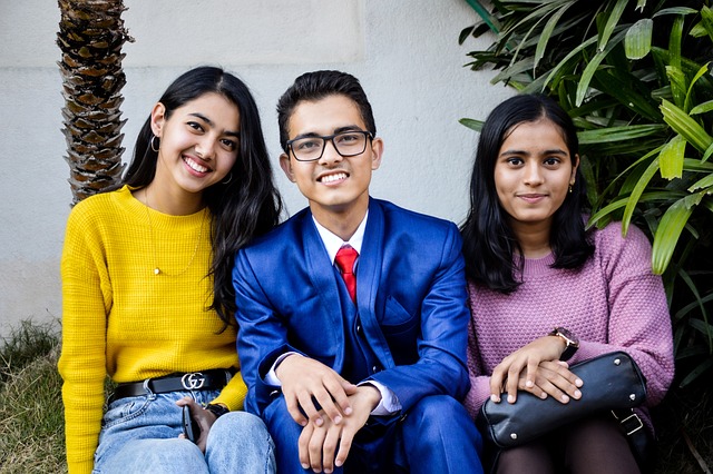friends sitting together
