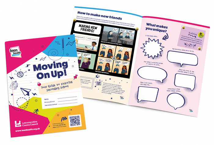 Teen Health Move up to Secondary School booklet