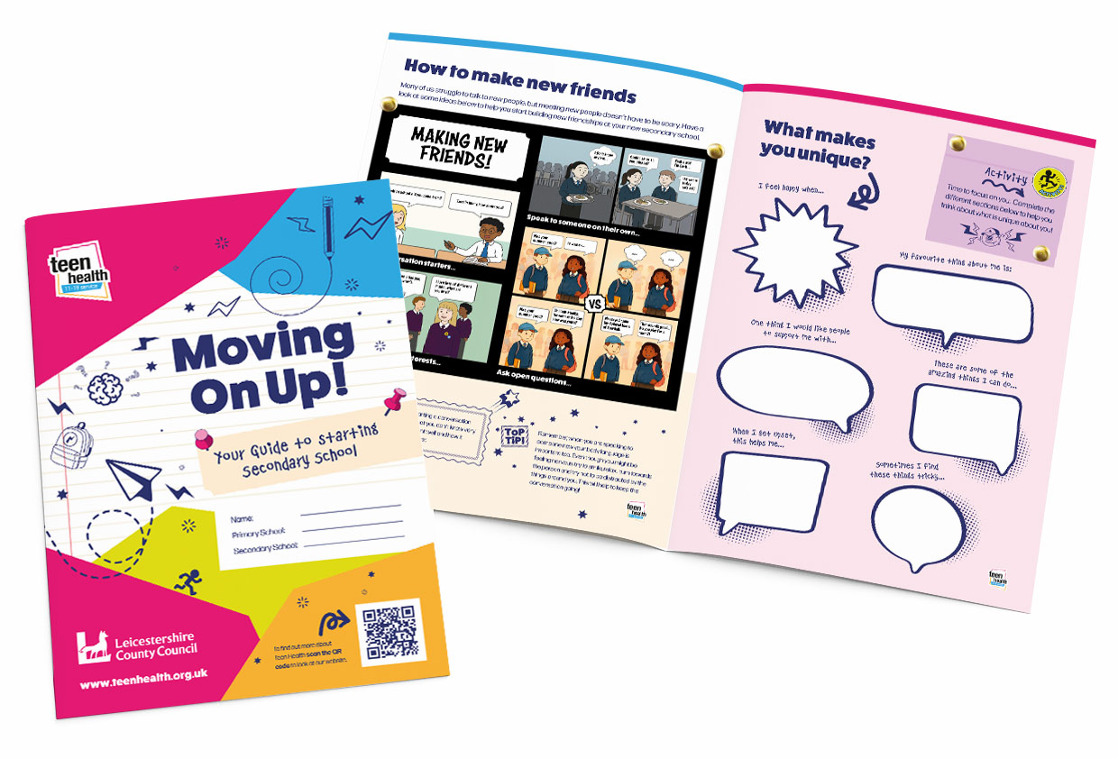 Teen Health Move up to Secondary School booklet